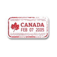CANADA stamp 차량용 데칼 스티커