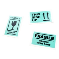 깨지기쉬운 차량용 데칼 스티커 FRAGILE sticker