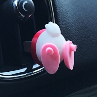 오리엉덩이 핑크 3D 프린팅 차량용 송풍구 방향제 스타돔