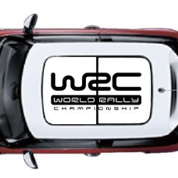 미니쿠퍼 썬루프 데칼 WRC RALLY sunroof